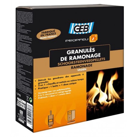 Granulés de ramonage GEB Propfeu 1,5kg