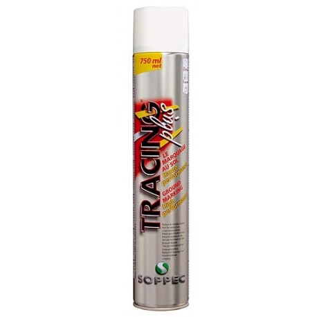 Aérosol traceur de ligne SOPPEC Tracing Pro blanc 750ml