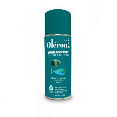 Aérosol TECHNIMA Aquaspray Oléron bleu tropical satiné 400ml