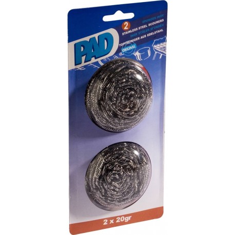 Lot de 2 boules inox PAD