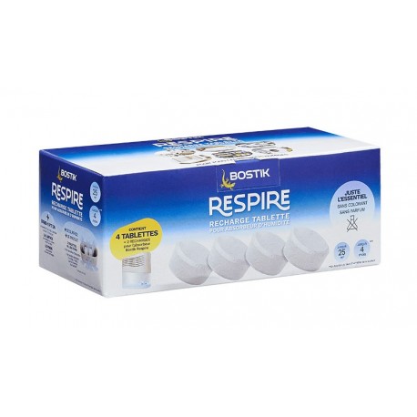 Absorbeur d'humidité BOSTIK RESPIRE tabs 4x250g