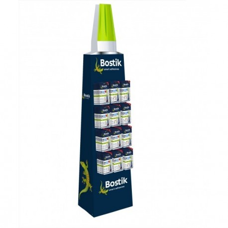 Box mixte 72x3g BOSTIK colle fix and glue : 36 gel + 36 liquide