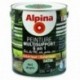 Peinture multisupport 6en1 satin ALPINA 2,5L vert de gris