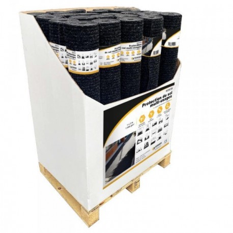 Revêtement de sol multi-usages SOMMER Kosto box de 24 coupons de 1x2m