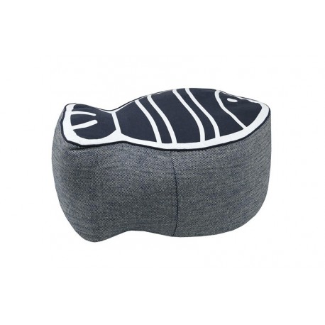 Pouf poisson STOF ESCALE marine 58x56x30cm