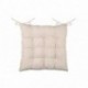Galette DANDY 9 pts naturel 38x38x5cm