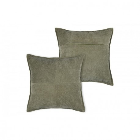 Coussin DANDY kaki 45x45cm