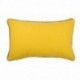 Coussin zip DUO 30x50cm moutarde/taupe