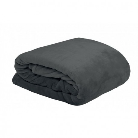 Plaid STOF Doudou anthracite 130x160cm