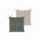 Galette DUO 16 points vert 40x40cm