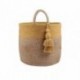 Sac déco STOF Maori moutarde 30x30cm