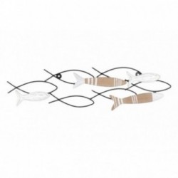 NAUSICAA Déco Murale Bois/Métal