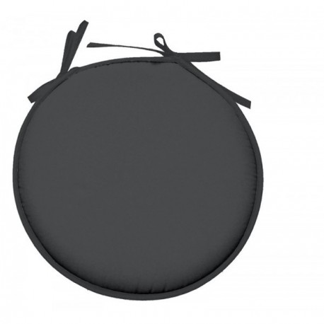 Galette plate NELSON ronde anthracite Ø.40cm