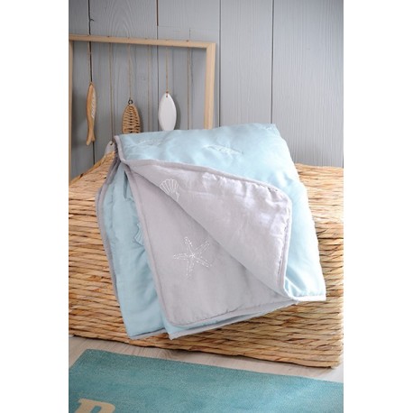 Plaid STOF NAUSICAA Bleu 130x160cm Outdoor