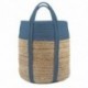 Sac décoration STOF Palawan pétrole 30x30x35cm
