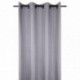 Rideau voilage BEA 140x260cm gris