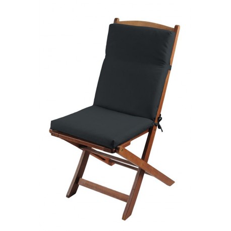 Coussin de fauteuil STOF Hawai Outdoor carbone 40x90cm
