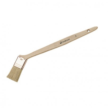 LOP Brosse plate coudée sur chant Taille 40 Sortie Fibres 50mm Épaisseur 9mm