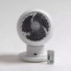 Ventilateur WOOZOO compact blanc D21 30m²