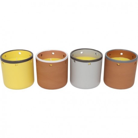 Bougie à la citronnelle CUZCO PM x1 multicouleur