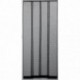 Rideau Moustiquaire Fibre de Verre ESSENTIEL noir 100x230cm