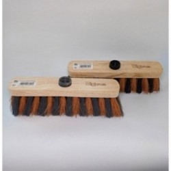 Balai coco zébré REMUE MENAGE monture bois 29cm