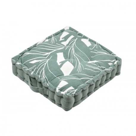 STOF AKITA coussin de sol sauge 45x45x10cm