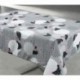 Toile cirée déco ACCESS DECO PICOTTI Gris RL de 140cmx20m