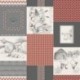 Toile cirée déco ACCESS DECO Sarlat Gris RL de 140cmx20m