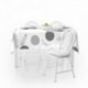 Toile cirée Tissus Enduit ACCESS DECO duvet gris RL de 140cmx20m