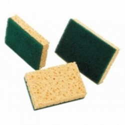 PAD Eponge végétale+Fibre vert