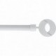 Kit tringle extensible 210 à 380cm ESSENTIEL embout New Look Blanc Mat