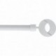 Kit tringle extensible 210 à 380cm ESSENTIEL embout New Look Blanc Mat