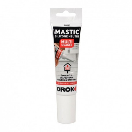Mastic silicone neutre multiusages 85ml