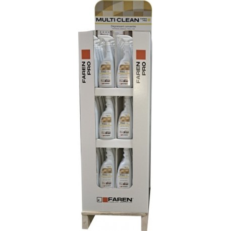 Box de 48 Nettoyant multi-usages et multi-supports MULTICLEAN FAREN 750ml