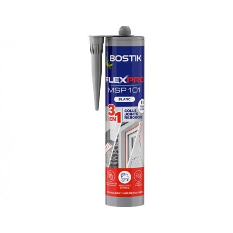Colle BOSTIK FIXPRO MSP101 3en1 colle,jointe et rebouche 290ml