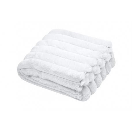 Plaid STOF POLARY blanc 130x160cm