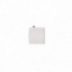 Embout Bouchon D20 Blanc LUANCE Mat