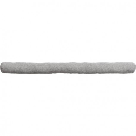 Boudin de porte simple bande agrippante LUANCE Effet Lin Gris 80cm