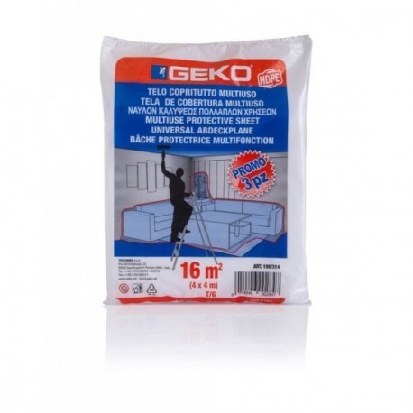 Lot de 5 bâches de protection haute densité GEKO