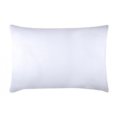 Protège Oreiller STOF ELISE blanc 50x70cm