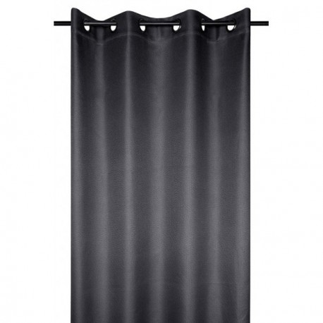 Rideau STOF COPENHAGUE occultant polaire anthracite 140x260cm