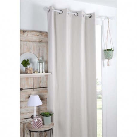 Rideau polaire occultant STOF COPENHAGUE écru 140x260cm