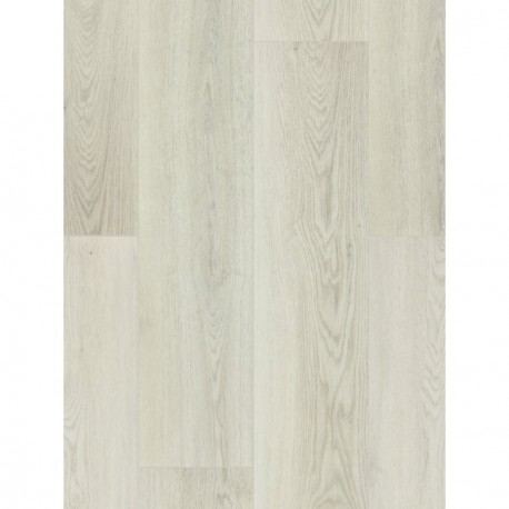 Revêtement de sol DECORALIA Lock 55 Rigid Acoustic Chêne teinté blanc lames de 125x22,9cm