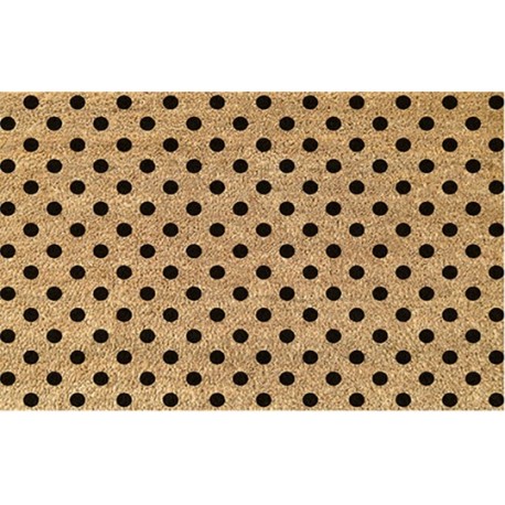 Tapis brosse coco 15mm Géométric Pois 40x60cm