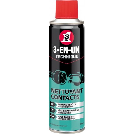 Nettoyant contact Gamme Technique 3-EN-1 250ml