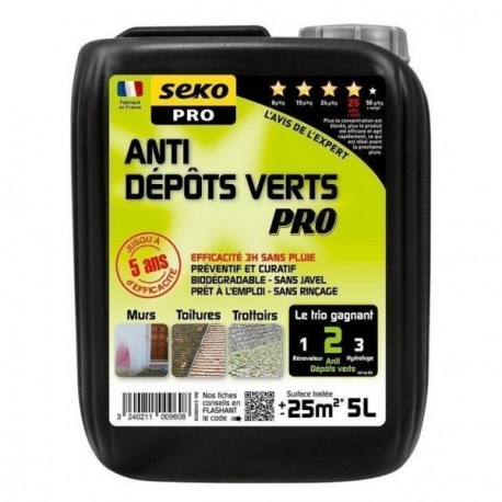 Traitement Anti-Dépôts Verts SODEPAC Sekopro 5L