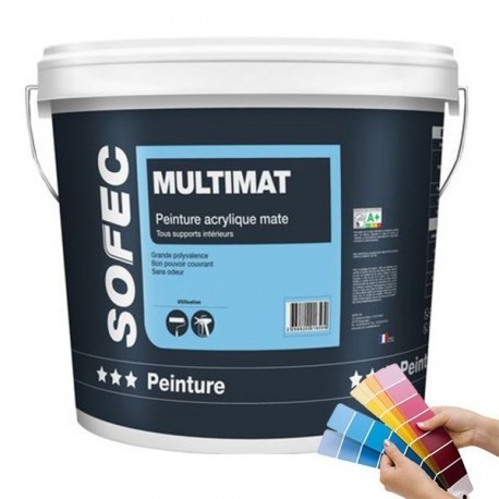 Peinture SOFEC Multimat acrylique blanc 15L