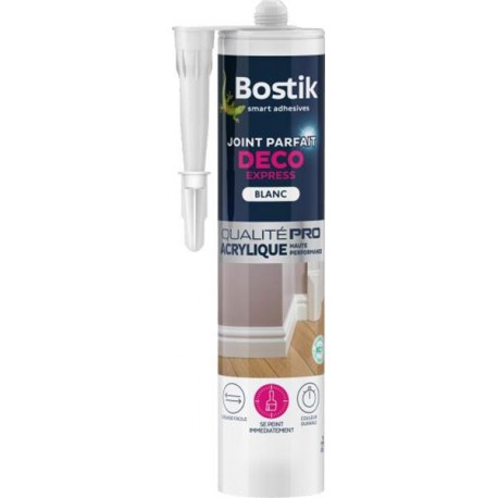 BOSTIK Joint Parfait Déco Express blanc 310ml