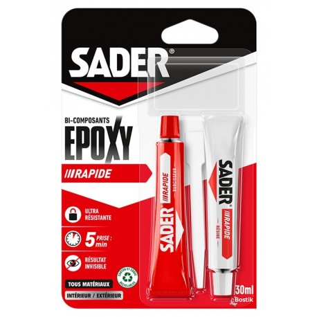 Colle Epoxy SADER rapide 30ml